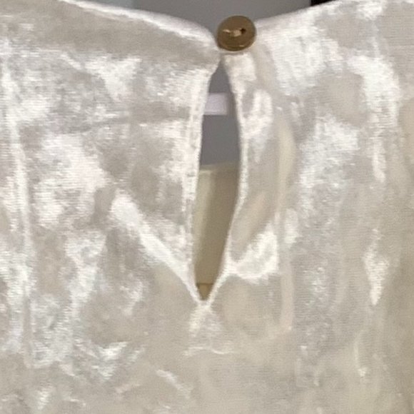 CATHERINE MALANDRINO Toddler Dress, Cream/Off White, Size: 4T - Picture 6 of 9